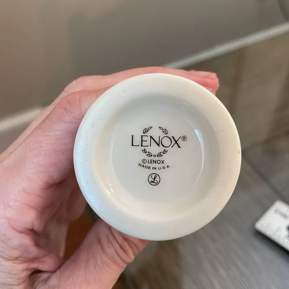 Lenox Barrington Vase & Bowl Floral Flower Vase & Trinket Dish